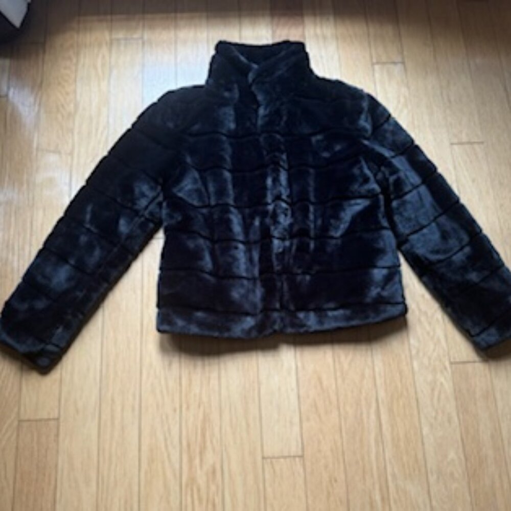 Faux fur coat